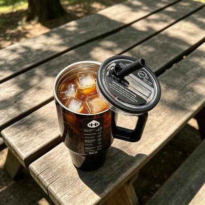 Amber Tortoise Shell 40oz Tumbler